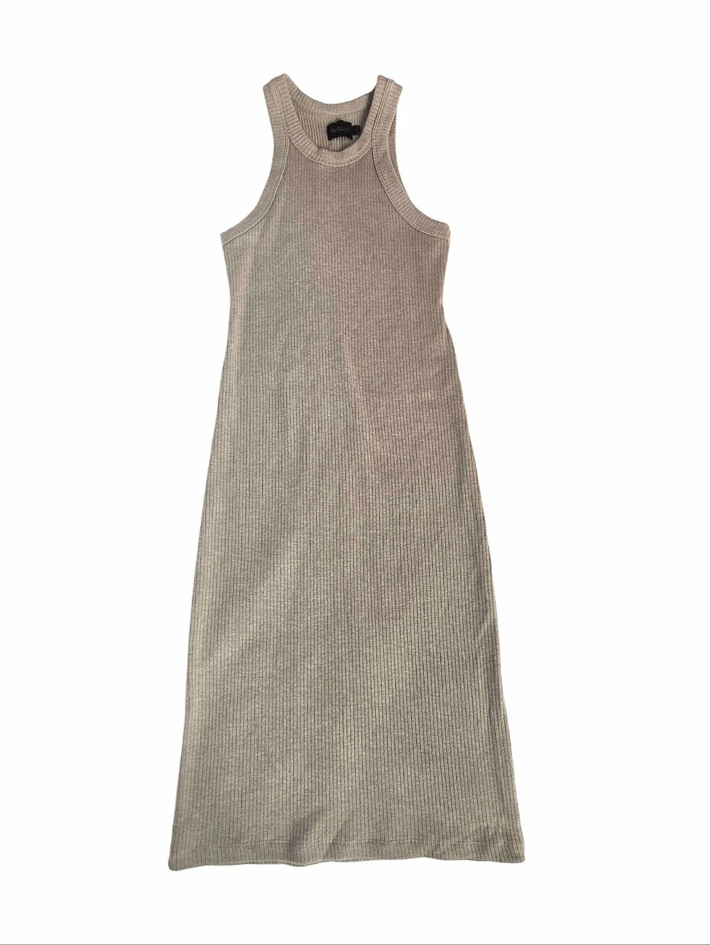 WSLY The Rivington Ribbed Dress In Walnut Heather - Picture 2 of 8